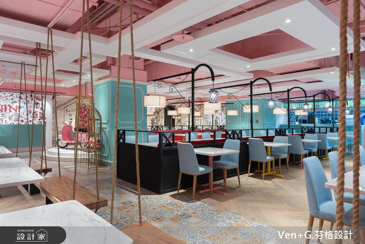100坪老屋(16~30年)＿療癒風案例圖片＿芬格空間設計事務所＿芬格設計22.樂尼尼統領店 台北商業空間100坪療癒風之8