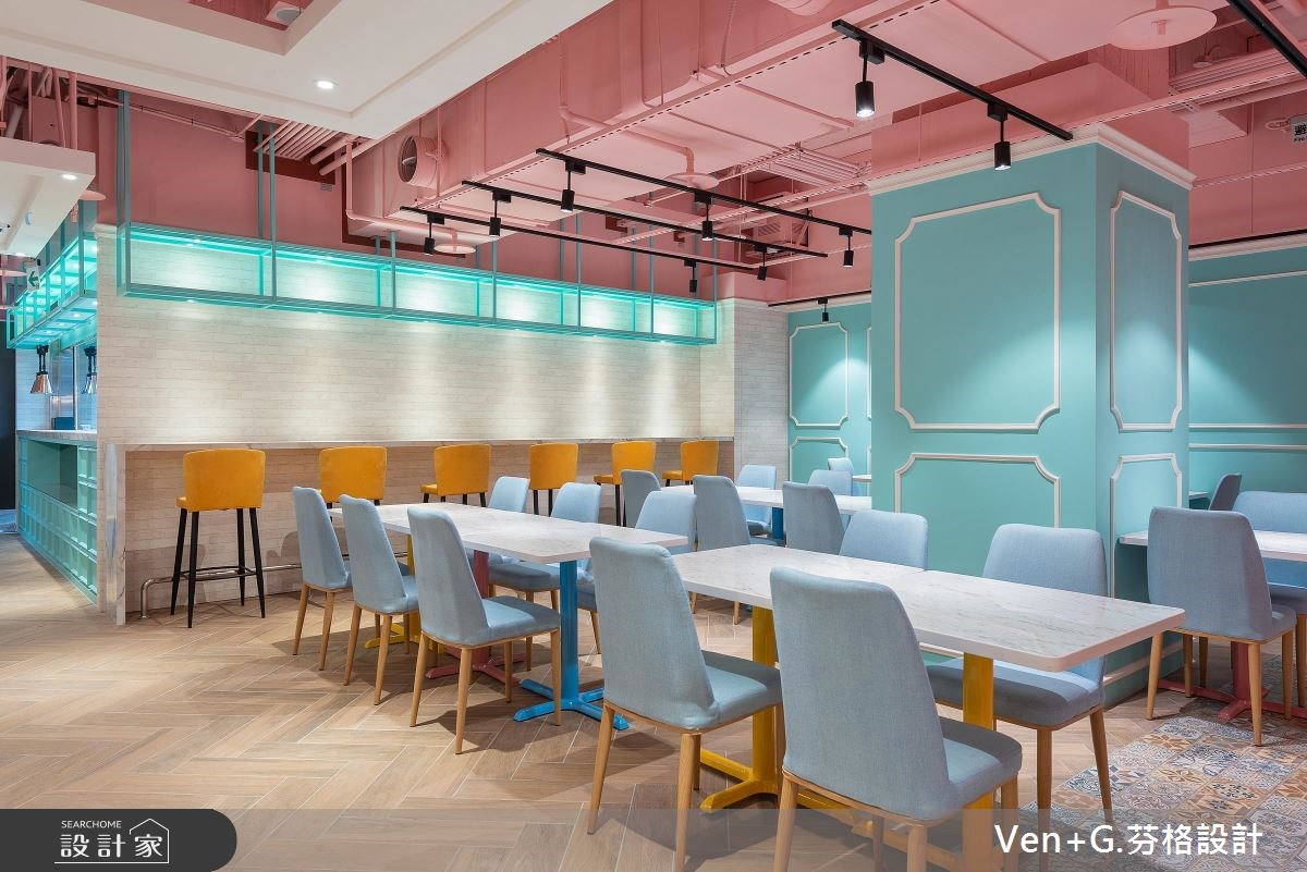 100坪老屋(16~30年)＿療癒風案例圖片＿芬格空間設計事務所＿芬格設計22.樂尼尼統領店 台北商業空間100坪療癒風之9
