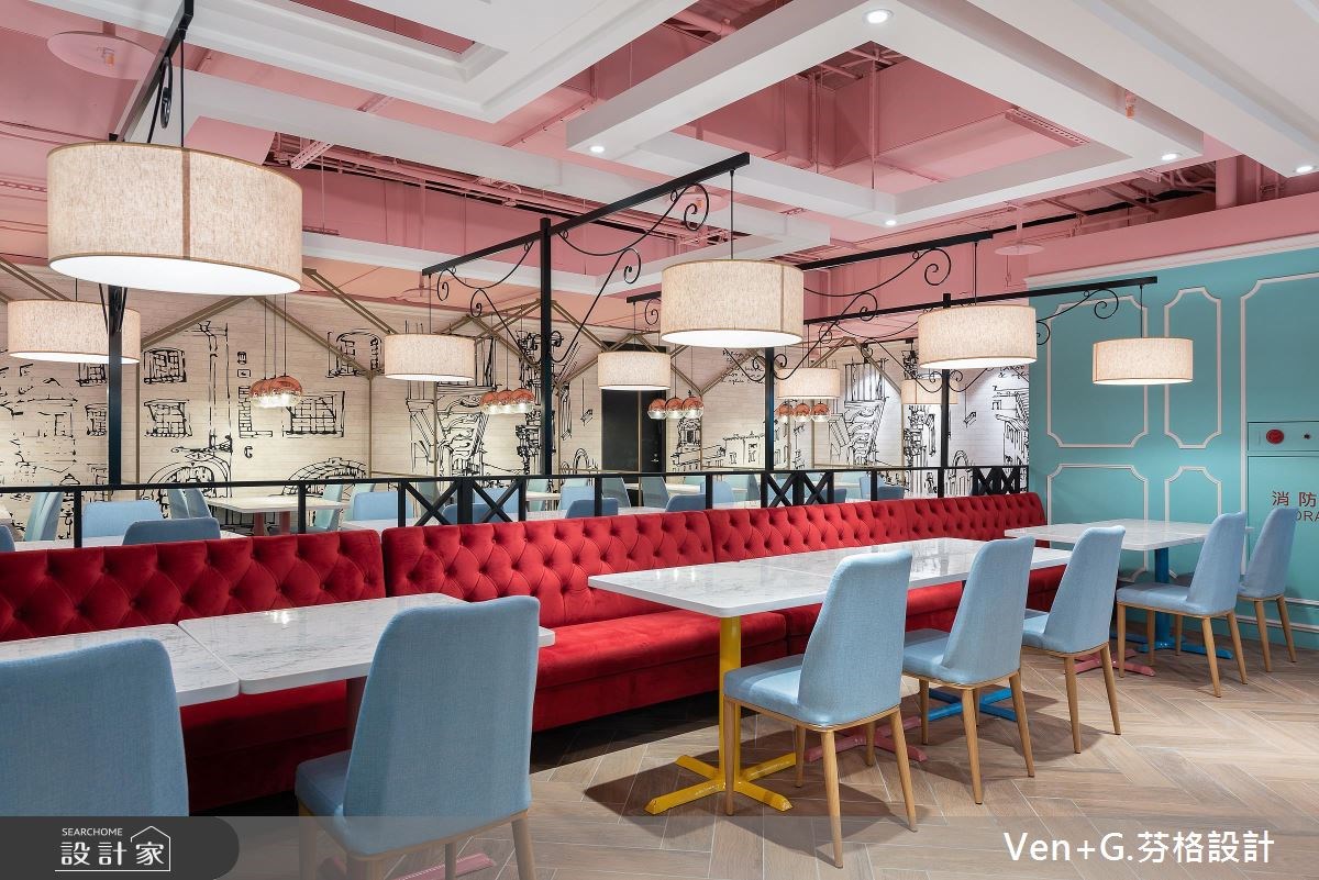 100坪老屋(16~30年)＿療癒風案例圖片＿芬格空間設計事務所＿芬格設計22.樂尼尼統領店 台北商業空間100坪療癒風之19