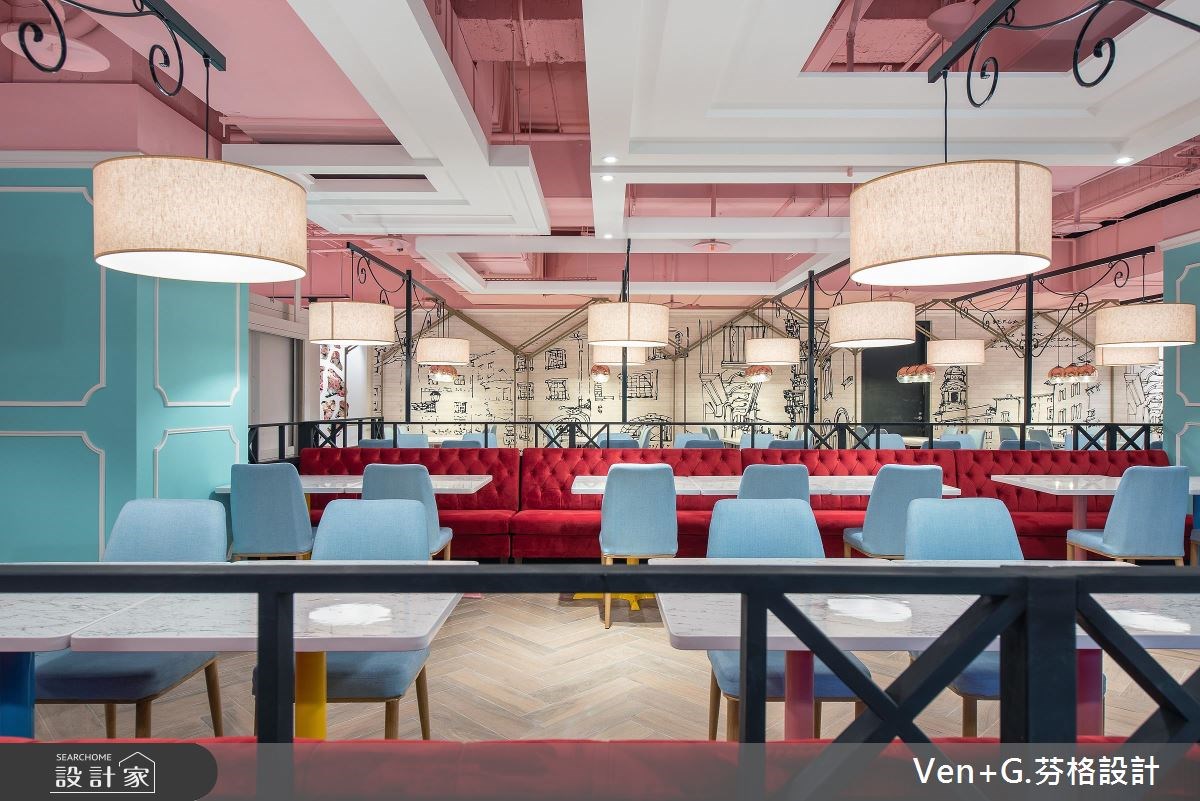 100坪老屋(16~30年)＿療癒風案例圖片＿芬格空間設計事務所＿芬格設計22.樂尼尼統領店 台北商業空間100坪療癒風之20