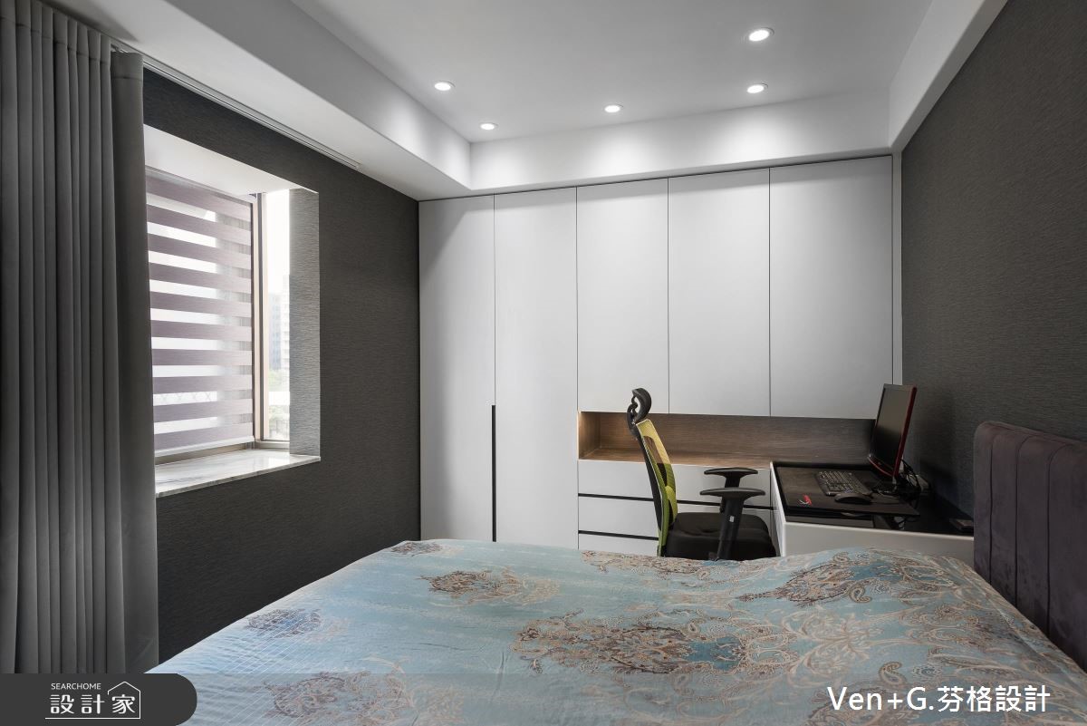 50坪老屋(16~30年)＿奢華風臥室案例圖片＿芬格空間設計事務所＿芬格設計23.風雅 台北老屋翻新50坪奢華風之18