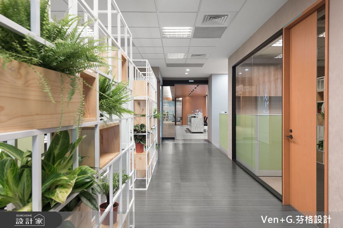 300坪新成屋(5年以下)＿休閒風商業空間案例圖片＿芬格空間設計事務所＿芬格設計24.森呼吸辦公室 台北商業空間300坪休閒風之7