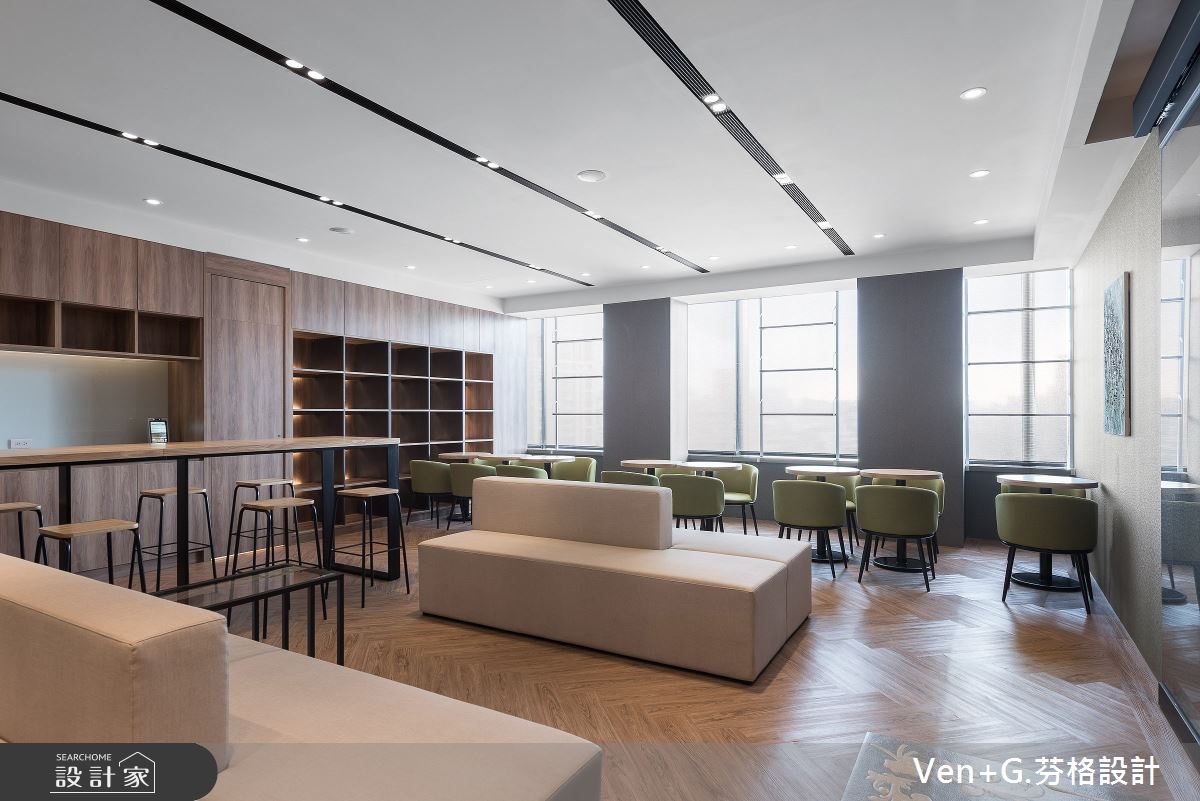 300坪新成屋(5年以下)＿休閒風商業空間案例圖片＿芬格空間設計事務所＿芬格設計24.森呼吸辦公室 台北商業空間300坪休閒風之14