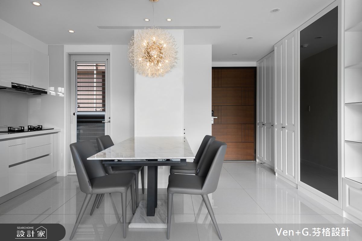 22坪新成屋(5年以下)＿美式風餐廳案例圖片＿芬格空間設計事務所＿芬格設計25.典藏質感輕美式 新北22坪美式風之7