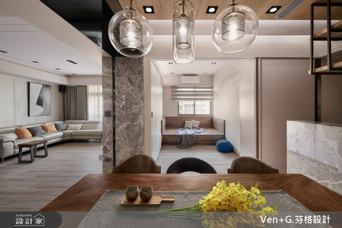 35坪中古屋(5~15年)＿混搭風餐廳臥榻多功能室案例圖片＿芬格空間設計事務所＿芬格設計27.家的協奏曲 台北35坪混搭風之4188