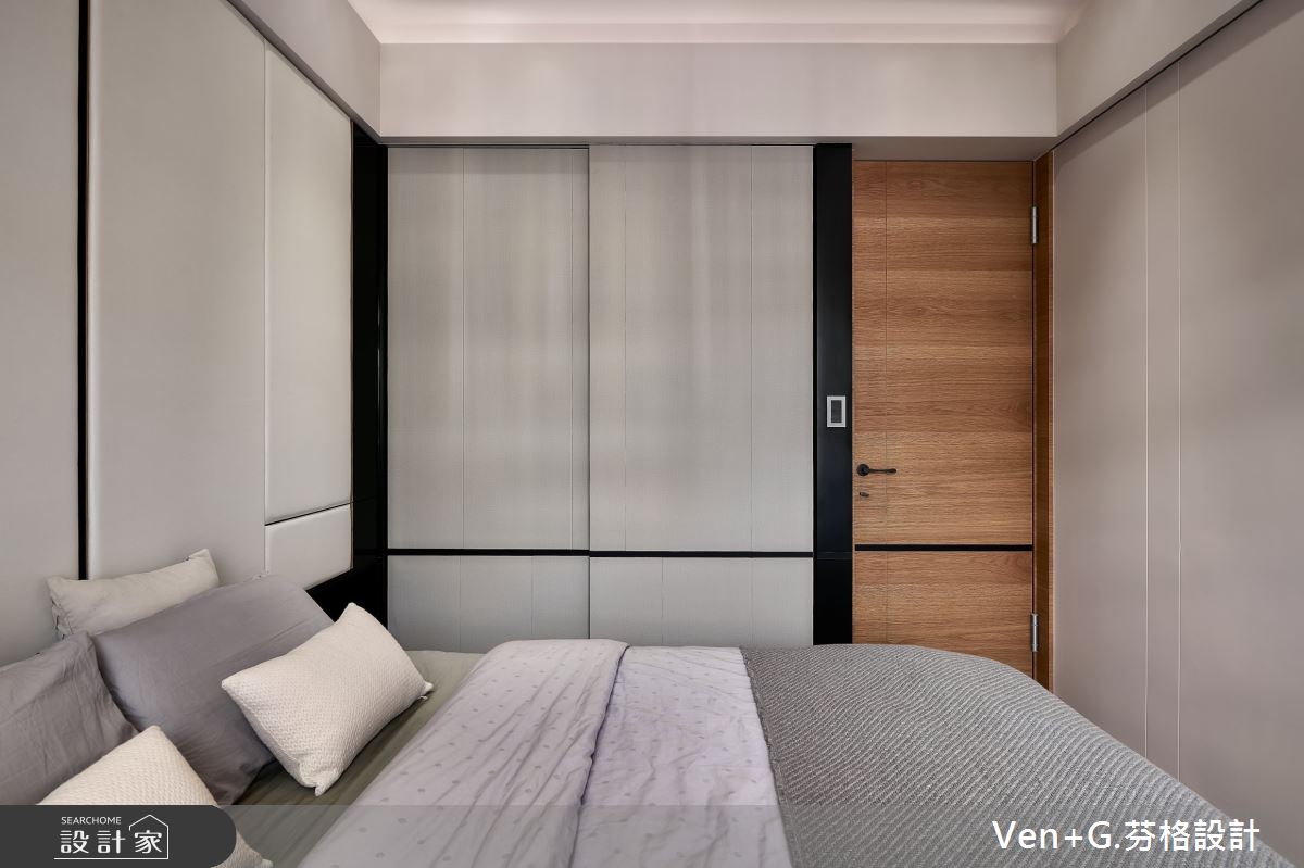 35坪中古屋(5~15年)＿混搭風臥室案例圖片＿芬格空間設計事務所＿芬格設計27.家的協奏曲 台北35坪混搭風之17