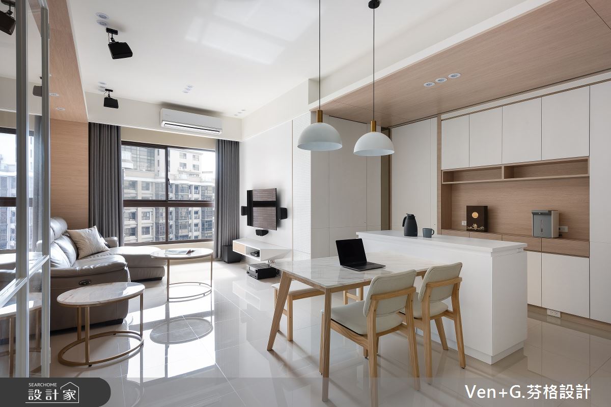 23坪新成屋(5年以下)＿北歐風餐廳案例圖片＿芬格空間設計事務所＿芬格設計28.北歐風 新北23坪北歐風之3