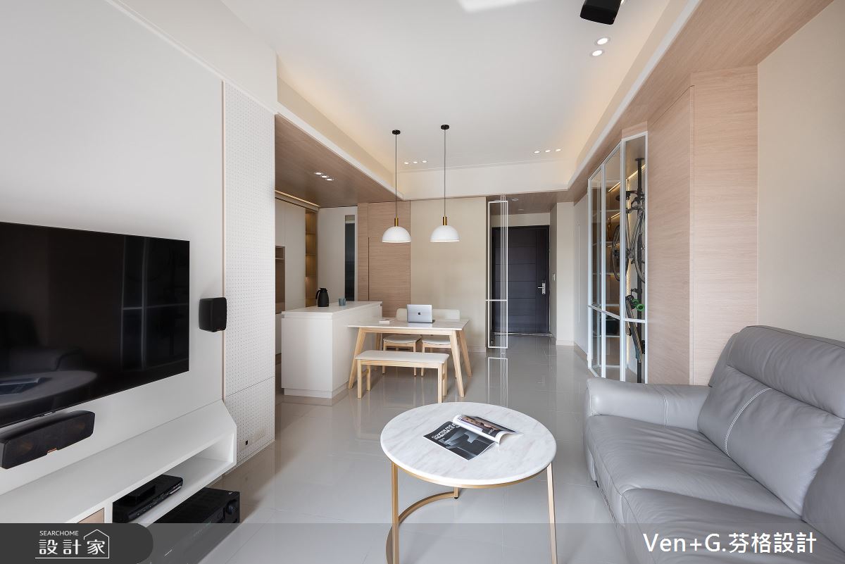 23坪新成屋(5年以下)＿北歐風客廳案例圖片＿芬格空間設計事務所＿芬格設計28.北歐風 新北23坪北歐風之12