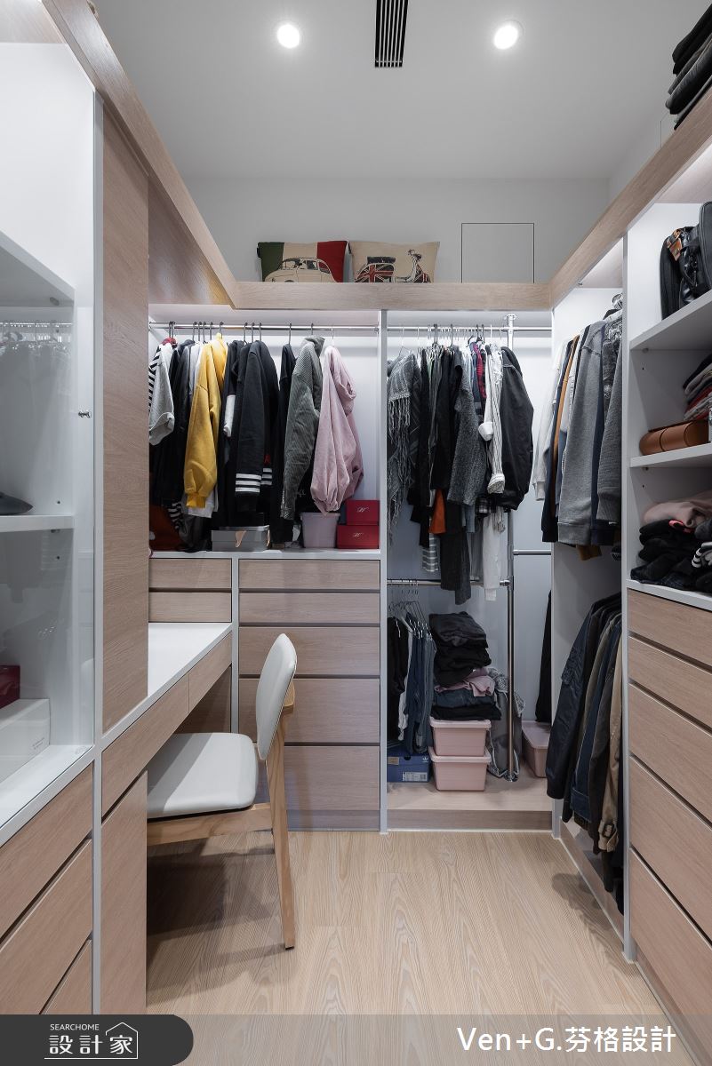 23坪新成屋(5年以下)＿北歐風更衣間案例圖片＿芬格空間設計事務所＿芬格設計28.北歐風 新北23坪北歐風之17