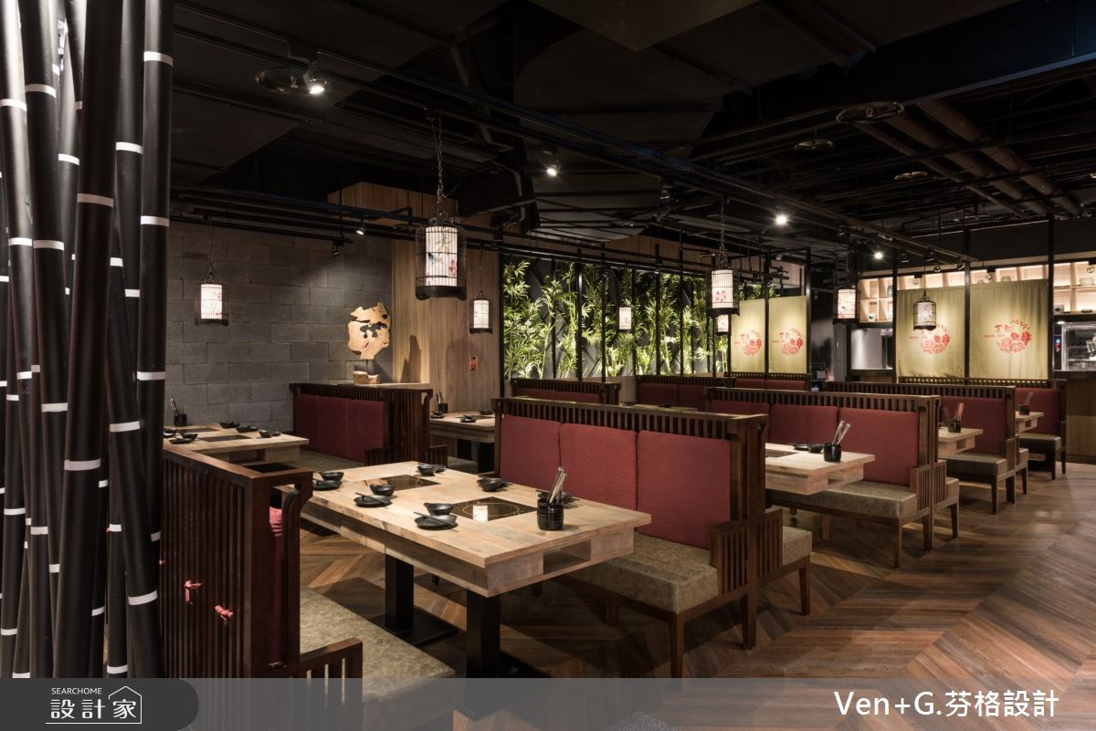 90坪老屋(16~30年)＿混搭風商業空間案例圖片＿芬格空間設計事務所＿芬格設計30.夏部SHABU 台北商業空間90坪混搭風之6