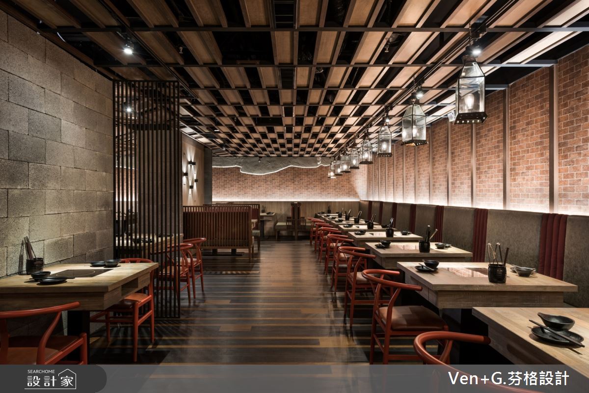 90坪老屋(16~30年)＿混搭風商業空間案例圖片＿芬格空間設計事務所＿芬格設計30.夏部SHABU 台北商業空間90坪混搭風之17