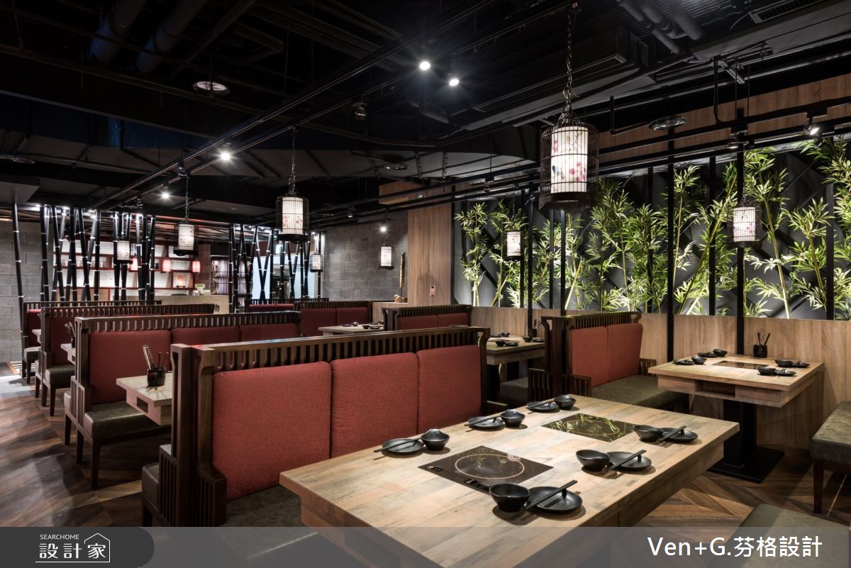 90坪老屋(16~30年)＿混搭風商業空間案例圖片＿芬格空間設計事務所＿芬格設計30.夏部SHABU 台北商業空間90坪混搭風之7