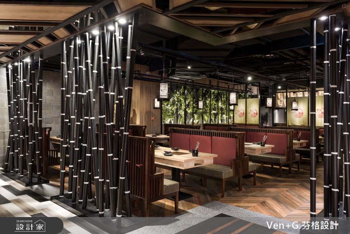 90坪老屋(16~30年)＿混搭風商業空間案例圖片＿芬格空間設計事務所＿芬格設計30.夏部SHABU 台北商業空間90坪混搭風之5