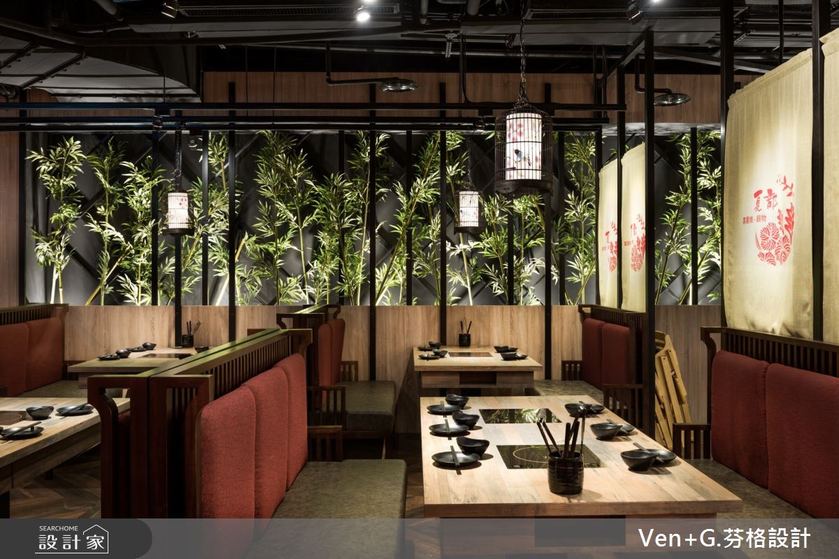 90坪老屋(16~30年)＿混搭風商業空間案例圖片＿芬格空間設計事務所＿芬格設計30.夏部SHABU 台北商業空間90坪混搭風之8