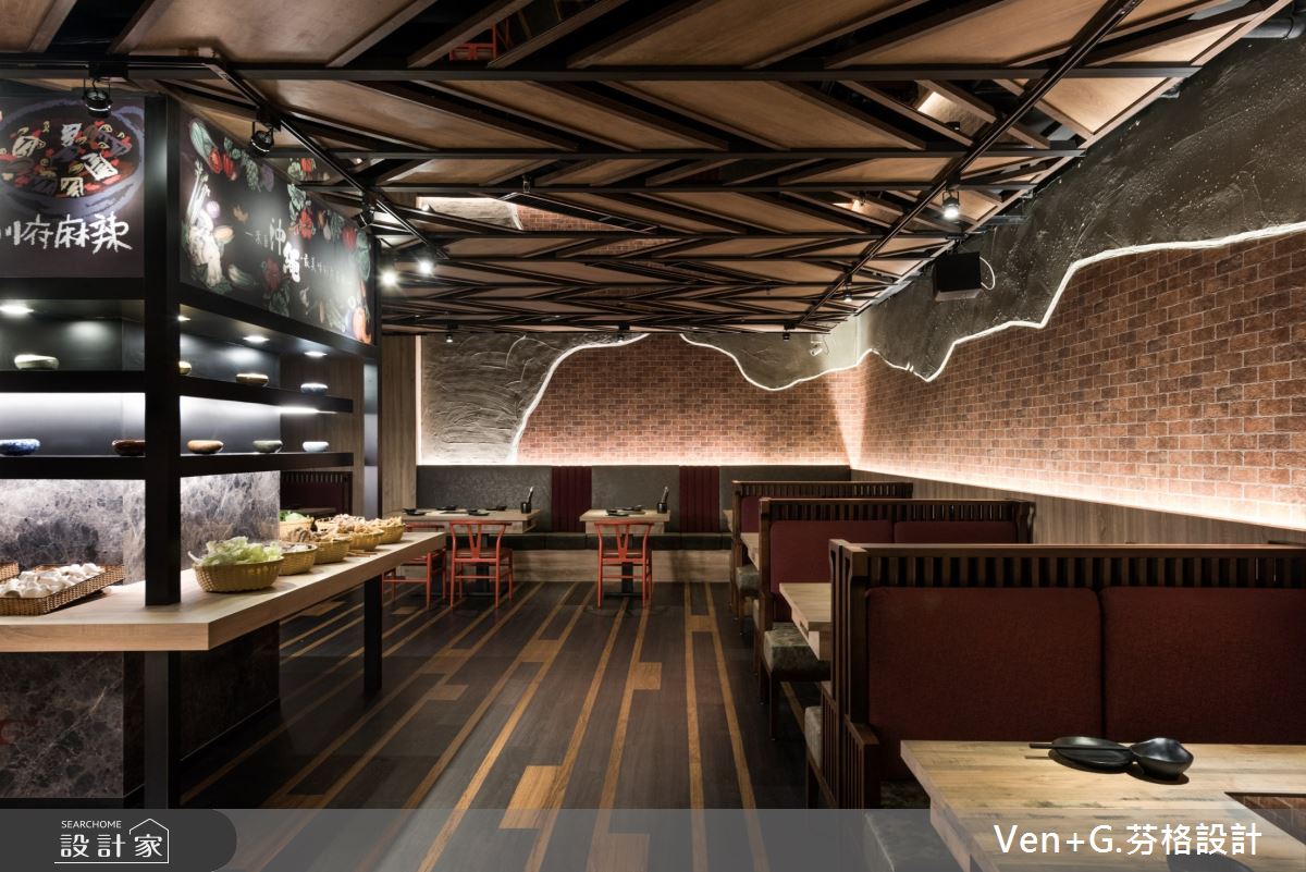 90坪老屋(16~30年)＿混搭風商業空間案例圖片＿芬格空間設計事務所＿芬格設計30.夏部SHABU 台北商業空間90坪混搭風之16