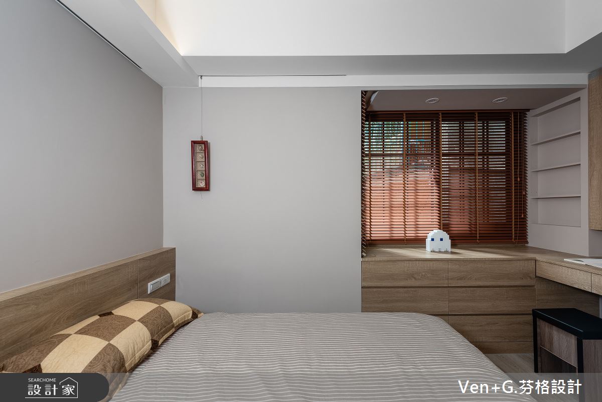 45坪老屋(16~30年)＿工業風臥室案例圖片＿芬格空間設計事務所＿芬格設計31.Love loft 新北老屋翻新45坪工業風之13