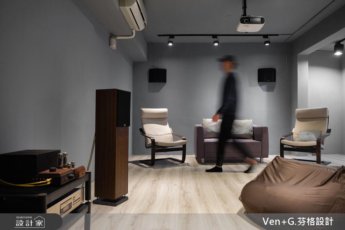 45坪老屋(16~30年)＿工業風多功能室案例圖片＿芬格空間設計事務所＿芬格設計31.Love loft 新北老屋翻新45坪工業風之19