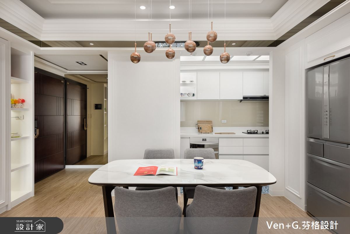 25坪新成屋(5年以下)＿美式風餐廳案例圖片＿芬格空間設計事務所＿芬格設計32.美的交響曲 新北25坪美式風之11