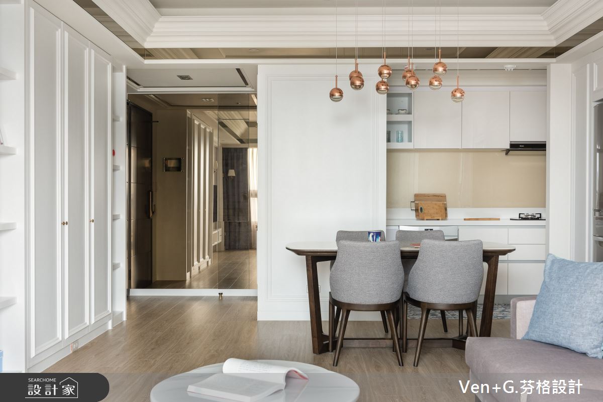25坪新成屋(5年以下)＿美式風餐廳案例圖片＿芬格空間設計事務所＿芬格設計32.美的交響曲 新北25坪美式風之10