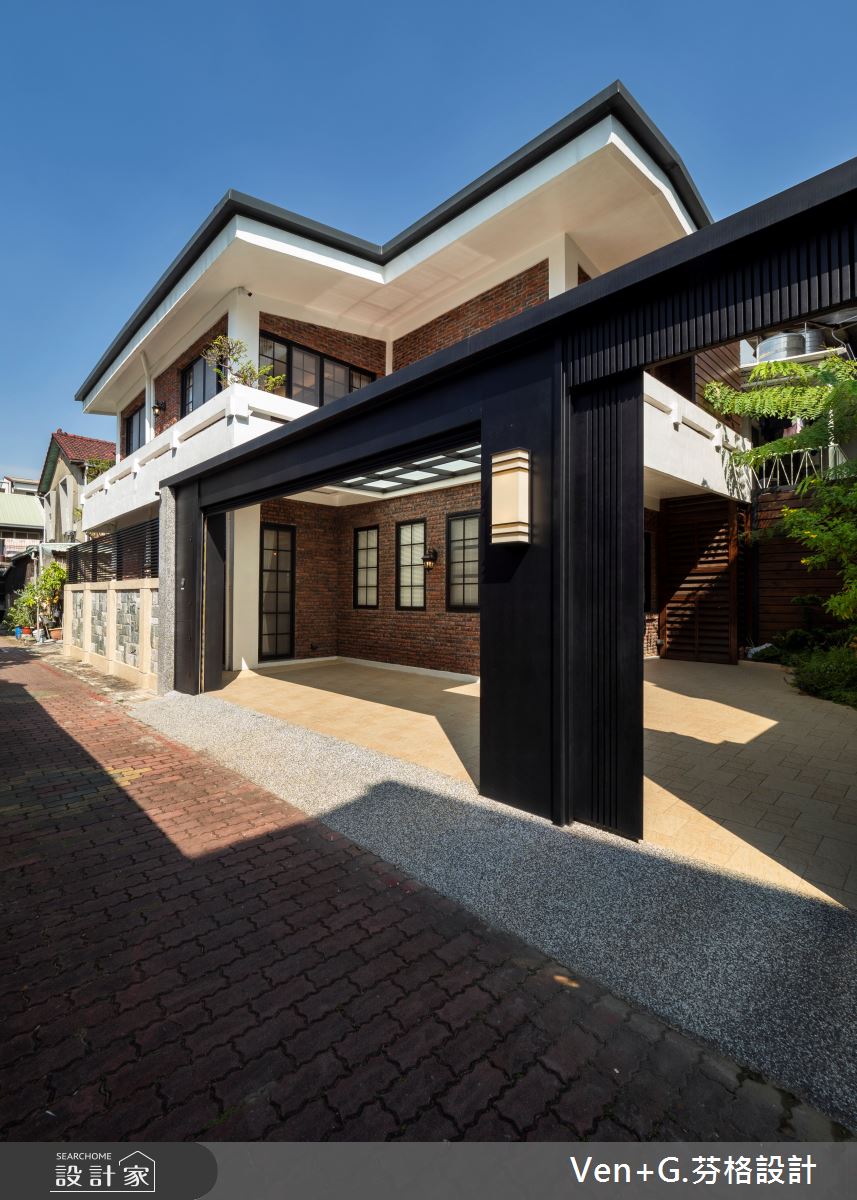 50坪老屋(41~50年)＿美式風庭院案例圖片＿芬格空間設計事務所＿芬格設計35.HOME-THE CASTLE 台南老屋翻新透天50坪美式風之1