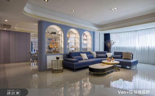 芬格設計36.尋 台北老屋翻新90坪輕奢風_輕奢風