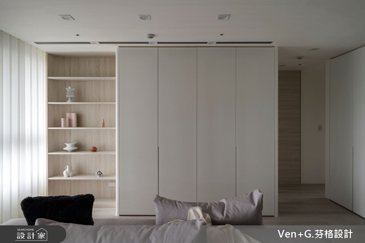 36坪預售屋＿簡約風客廳案例圖片＿芬格空間設計事務所＿芬格設計38.寂靜 遠雄百富 36坪簡約風之8