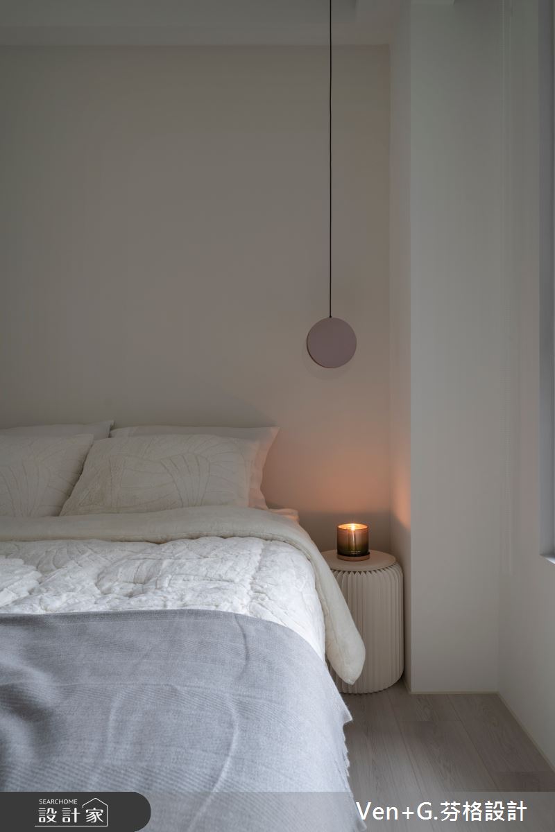 36坪預售屋＿簡約風臥室案例圖片＿芬格空間設計事務所＿芬格設計38.寂靜 遠雄百富 36坪簡約風之24