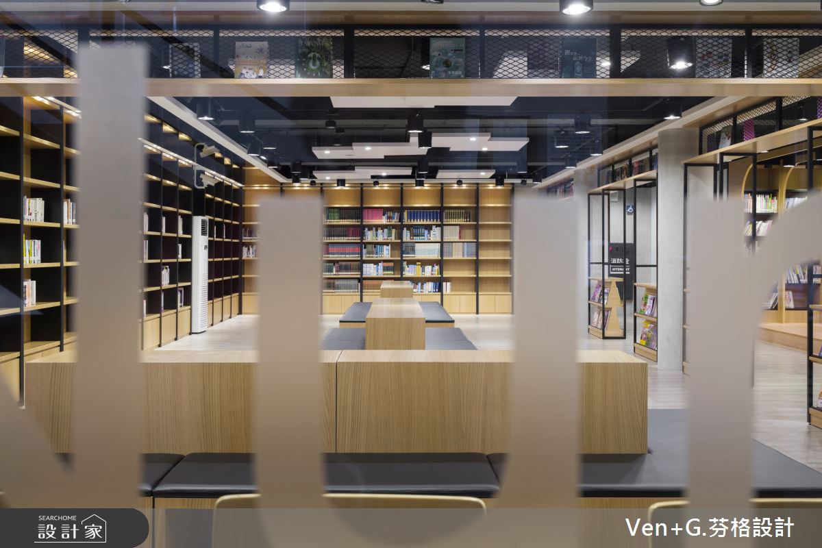 368坪老屋(41~50年)＿日式無印風商業空間案例圖片＿芬格空間設計事務所＿芬格設計39.仁德醫專圖書館之4