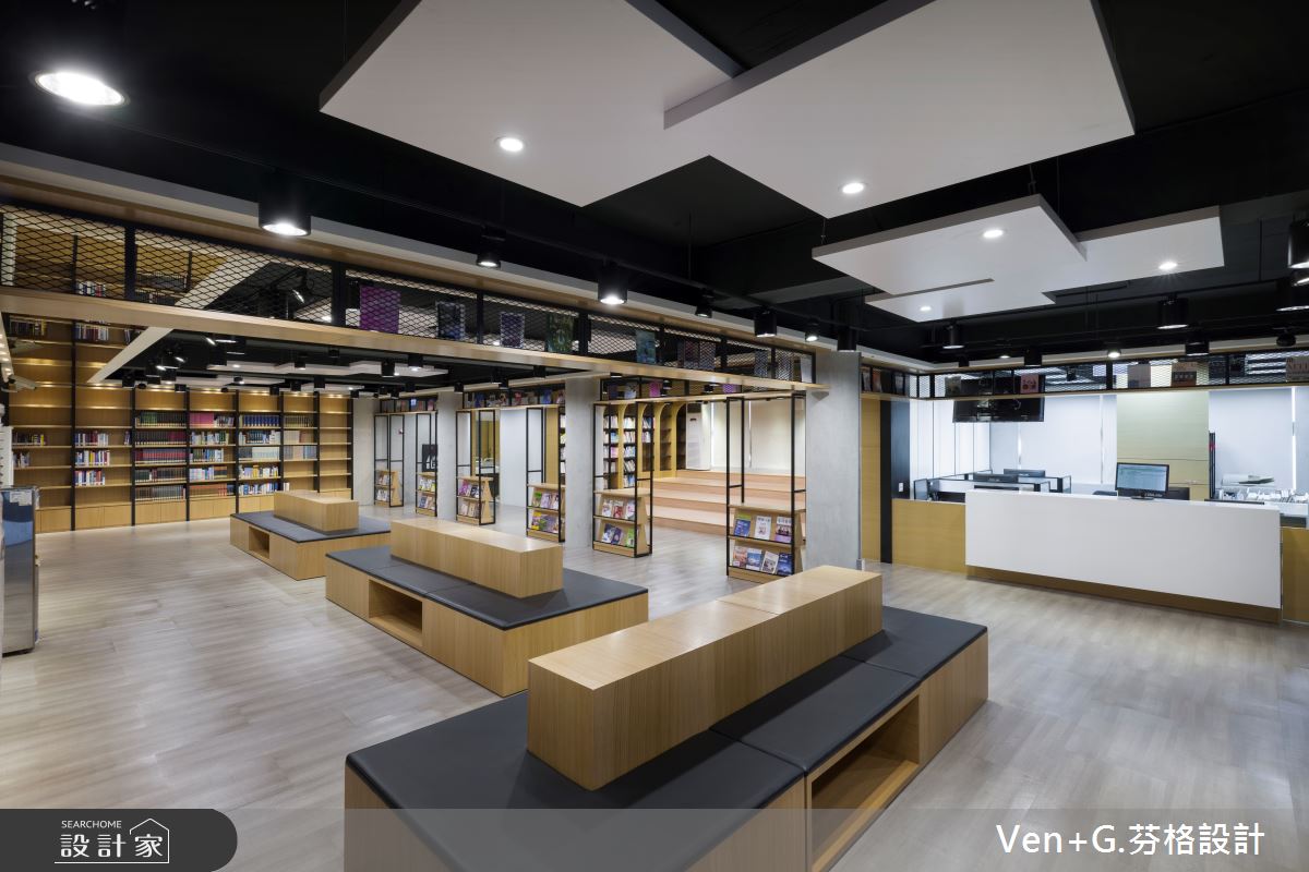 368坪老屋(41~50年)＿日式無印風商業空間案例圖片＿芬格空間設計事務所＿芬格設計39.仁德醫專圖書館之7