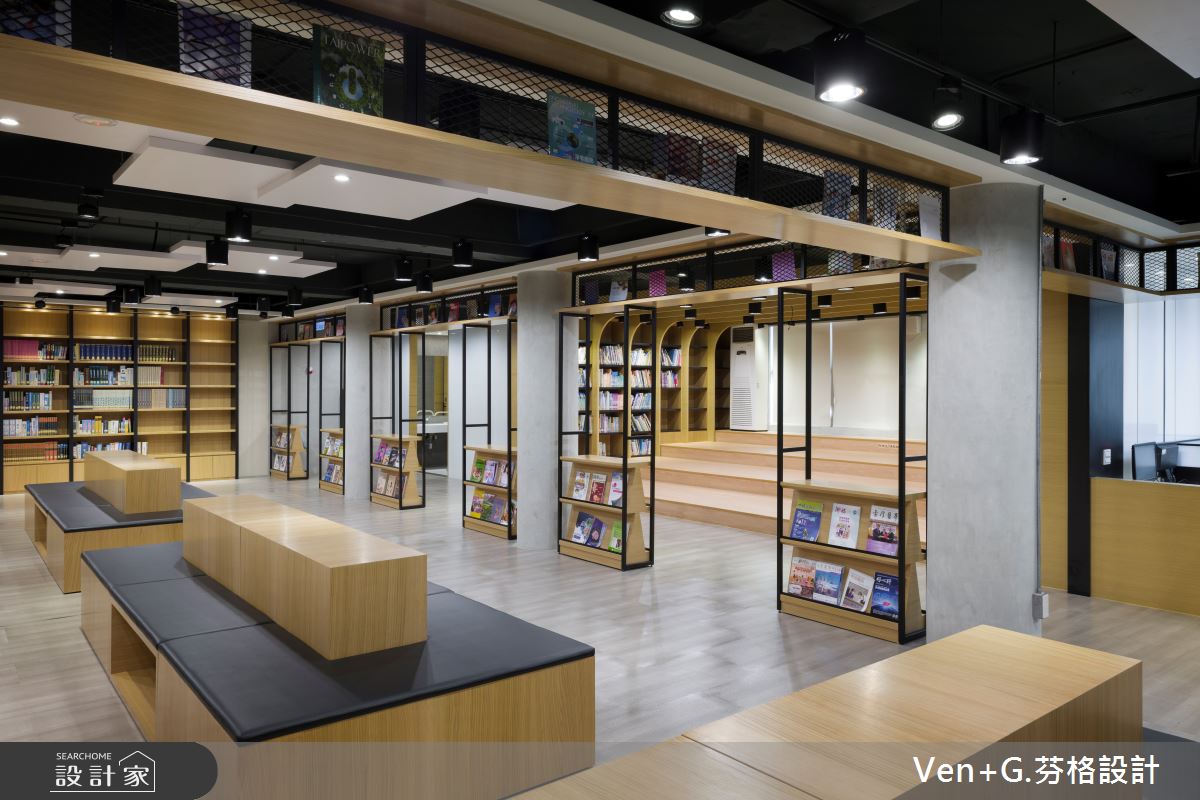 368坪老屋(41~50年)＿日式無印風商業空間案例圖片＿芬格空間設計事務所＿芬格設計39.仁德醫專圖書館之8