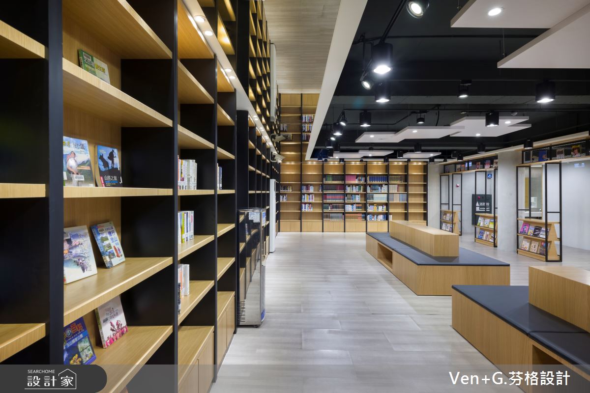 368坪老屋(41~50年)＿日式無印風商業空間案例圖片＿芬格空間設計事務所＿芬格設計39.仁德醫專圖書館之10