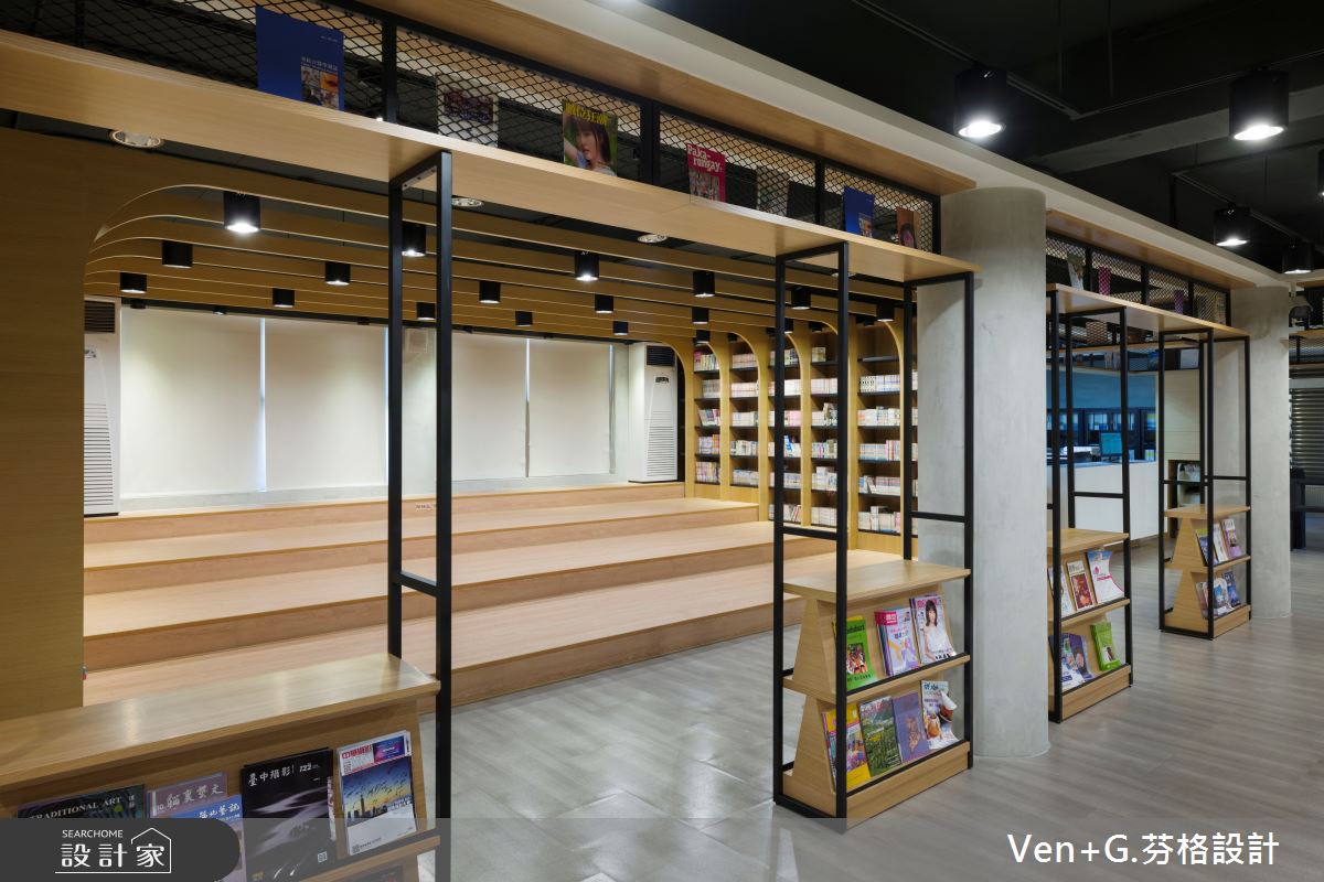 368坪老屋(41~50年)＿日式無印風案例圖片＿芬格空間設計事務所＿芬格設計39.仁德醫專圖書館之12
