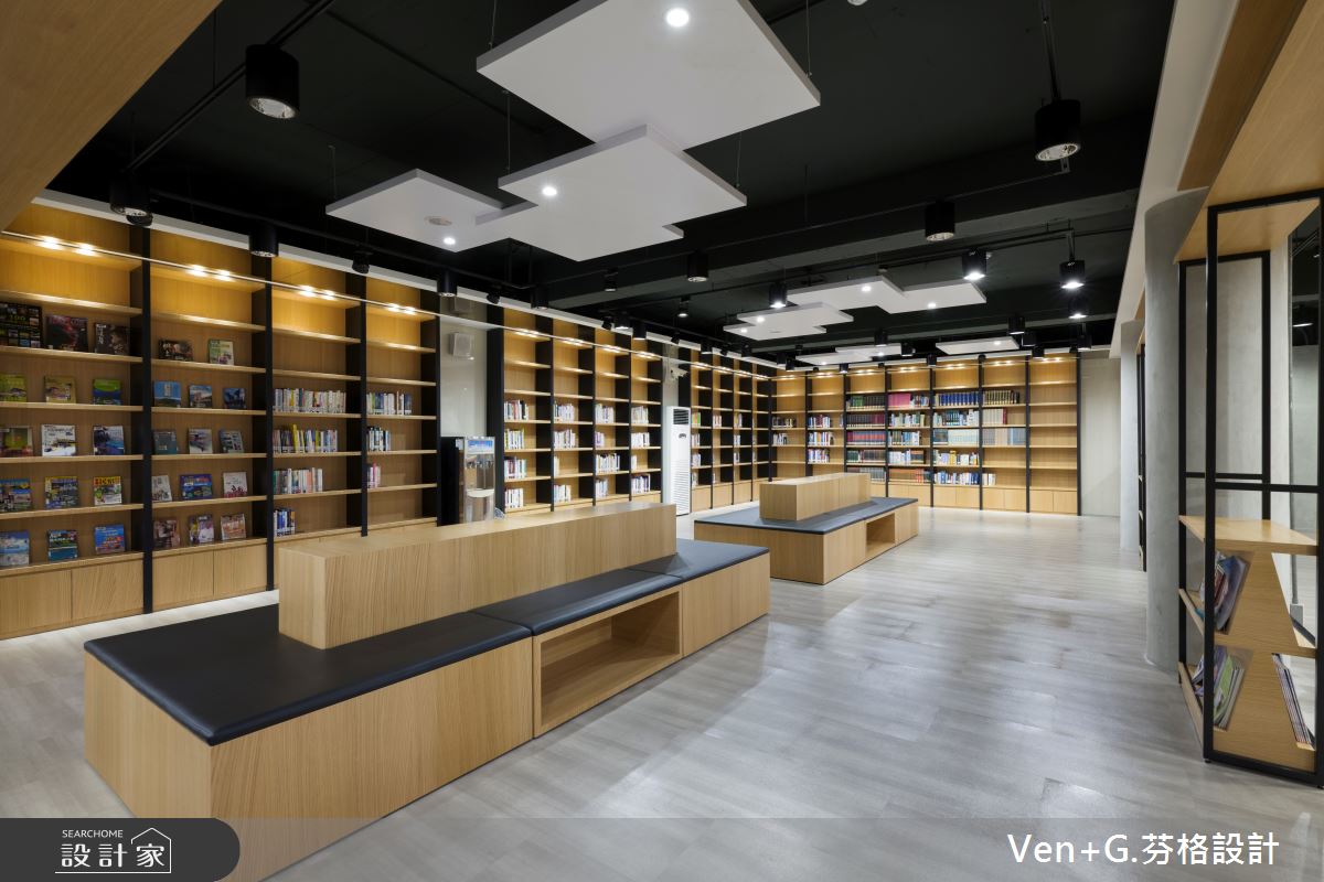368坪老屋(41~50年)＿日式無印風商業空間案例圖片＿芬格空間設計事務所＿芬格設計39.仁德醫專圖書館之15