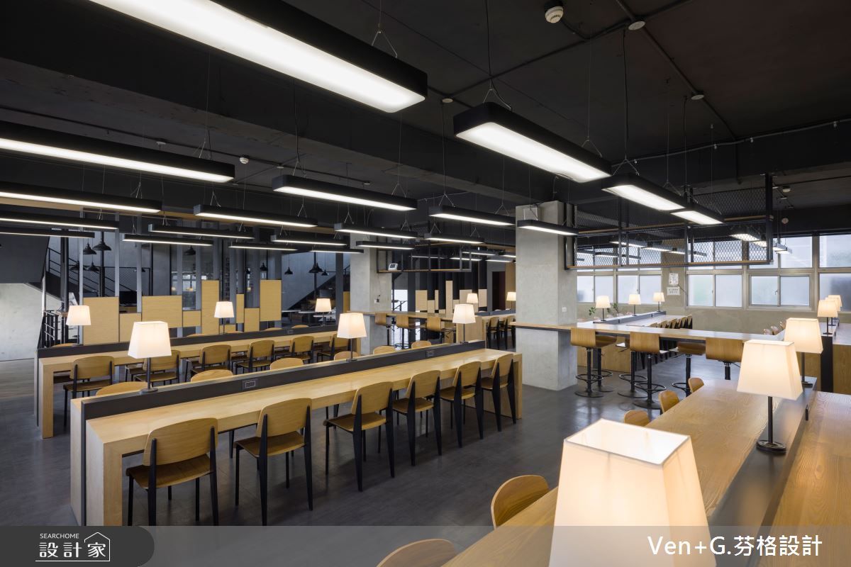 368坪老屋(41~50年)＿日式無印風商業空間案例圖片＿芬格空間設計事務所＿芬格設計39.仁德醫專圖書館之18