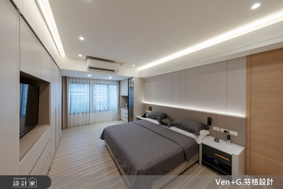 60坪老屋(31~40年)＿現代風臥室案例圖片＿芬格空間設計事務所＿芬格設計41.台北老屋翻新60坪現代風之16