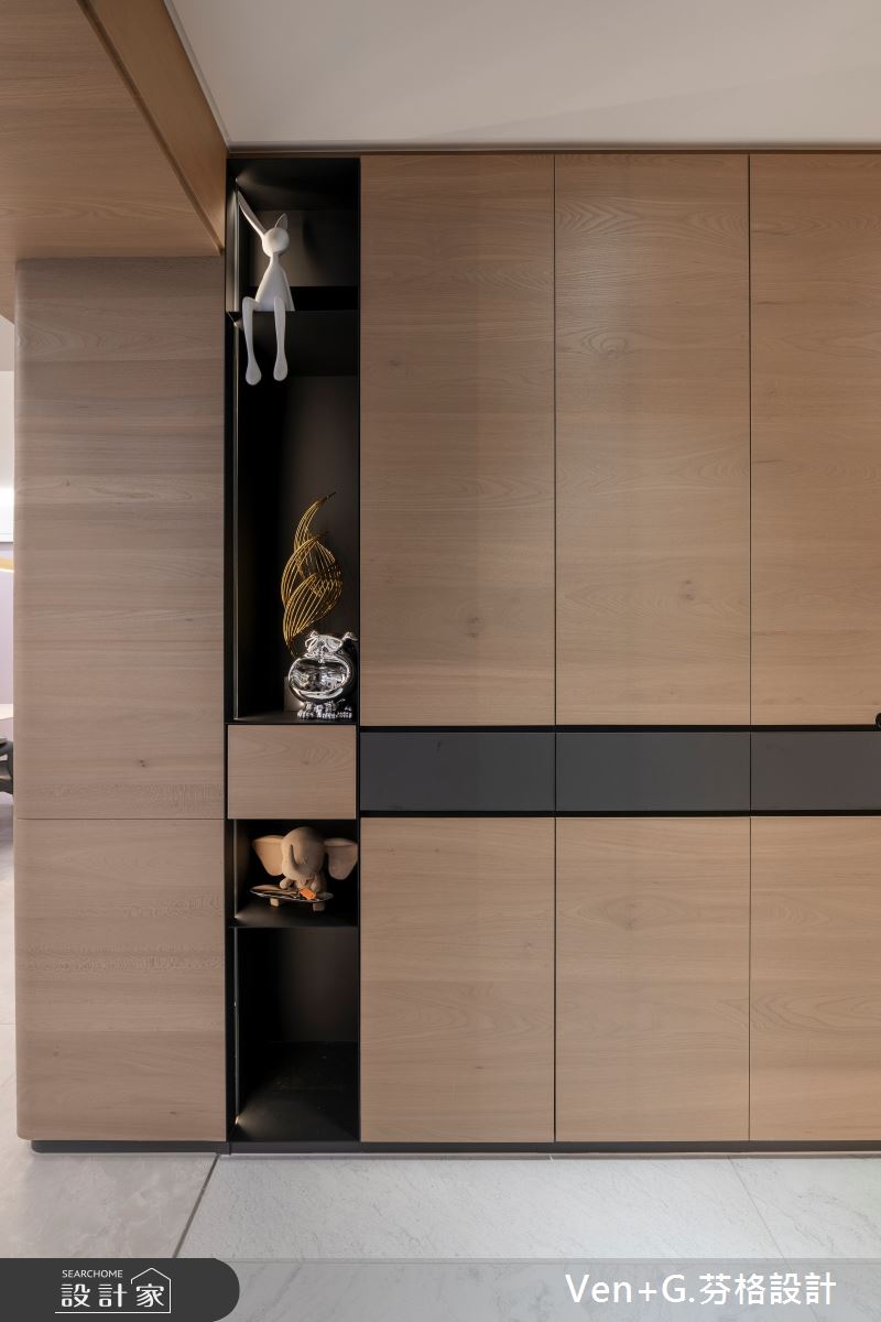 60坪老屋(31~40年)＿現代風玄關案例圖片＿芬格空間設計事務所＿芬格設計41.台北老屋翻新60坪現代風之12