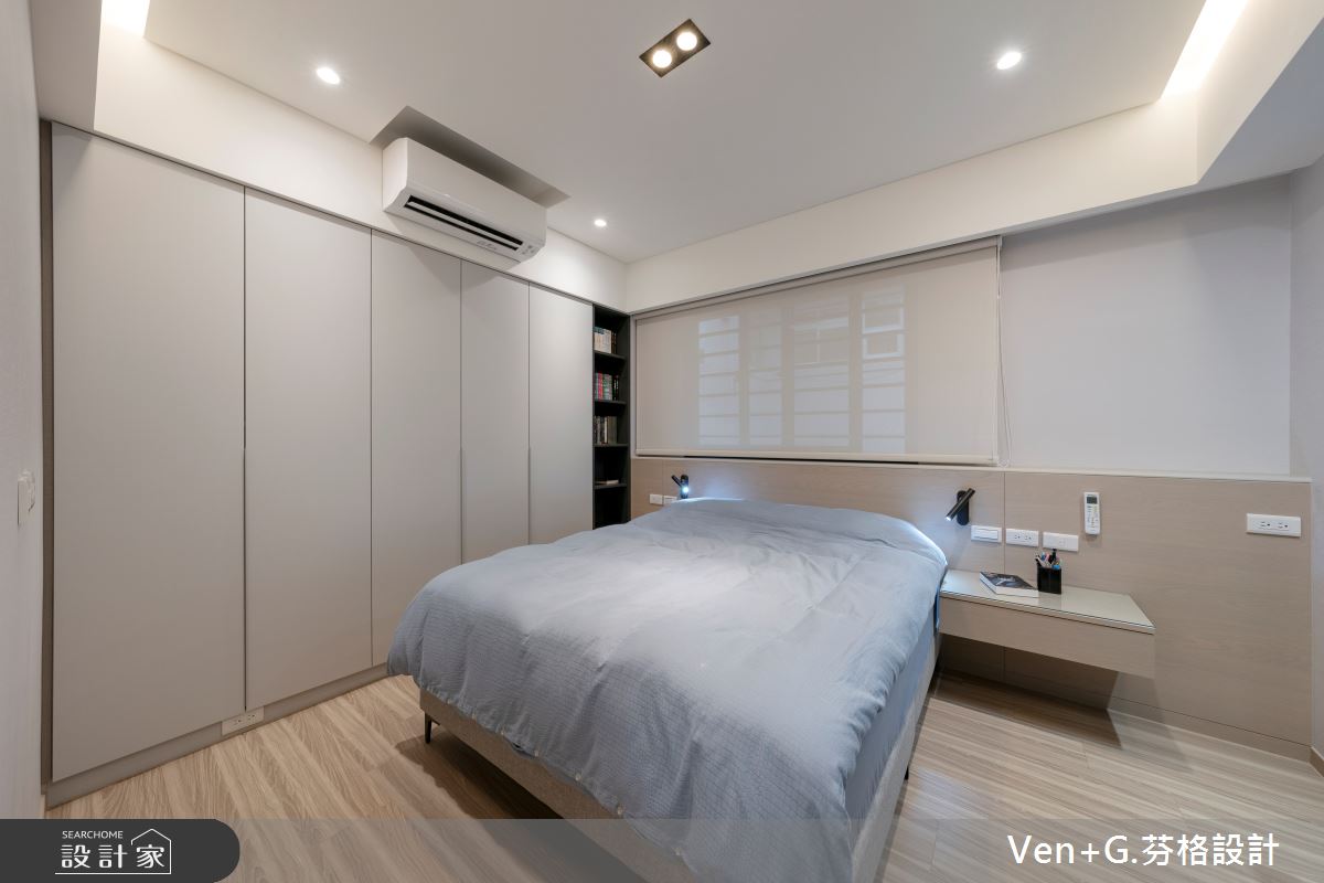 60坪老屋(31~40年)＿現代風臥室案例圖片＿芬格空間設計事務所＿芬格設計41.台北老屋翻新60坪現代風之14