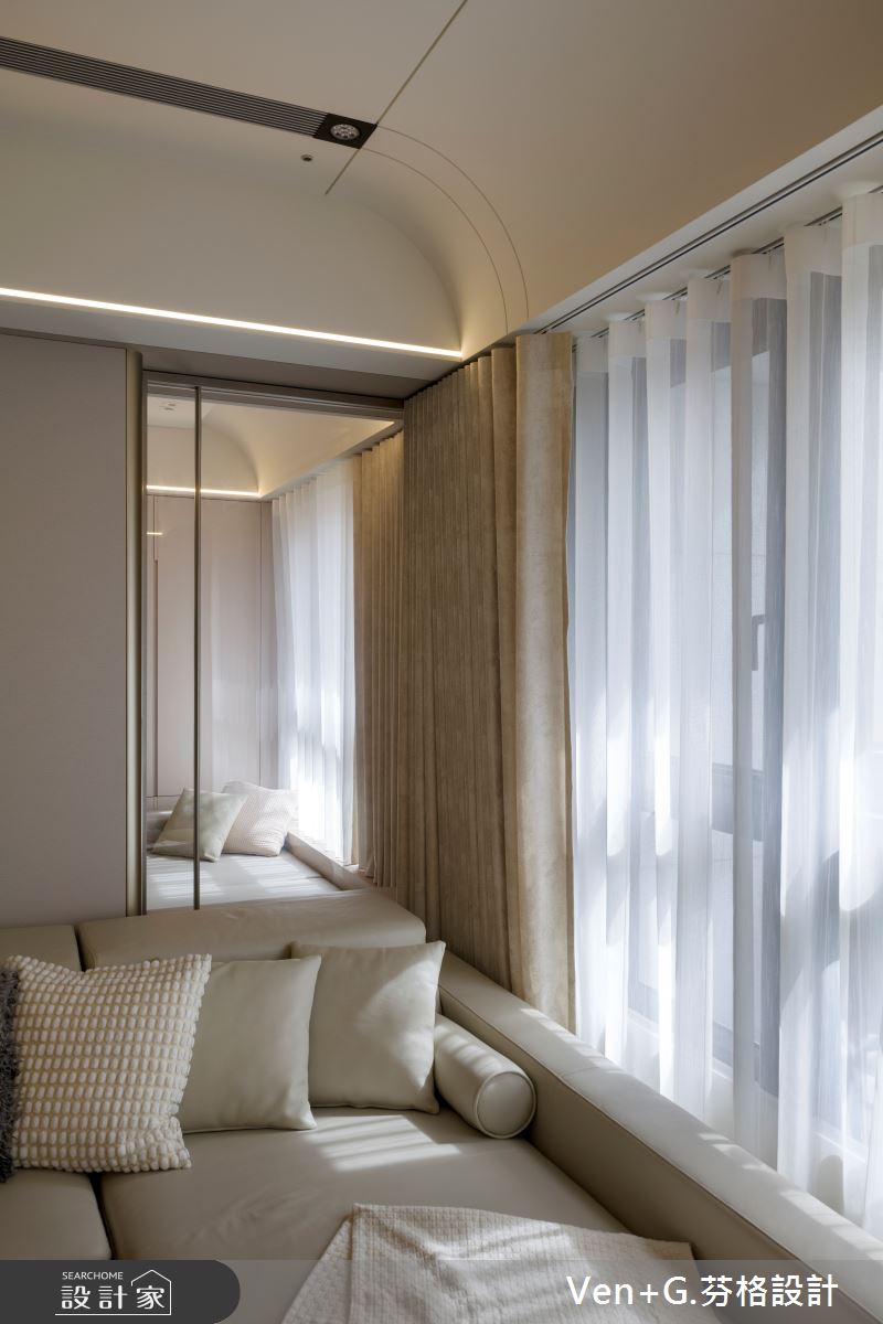 32坪預售屋＿現代風客廳案例圖片＿芬格空間設計事務所＿芬格設計42.台北32坪現代風之13