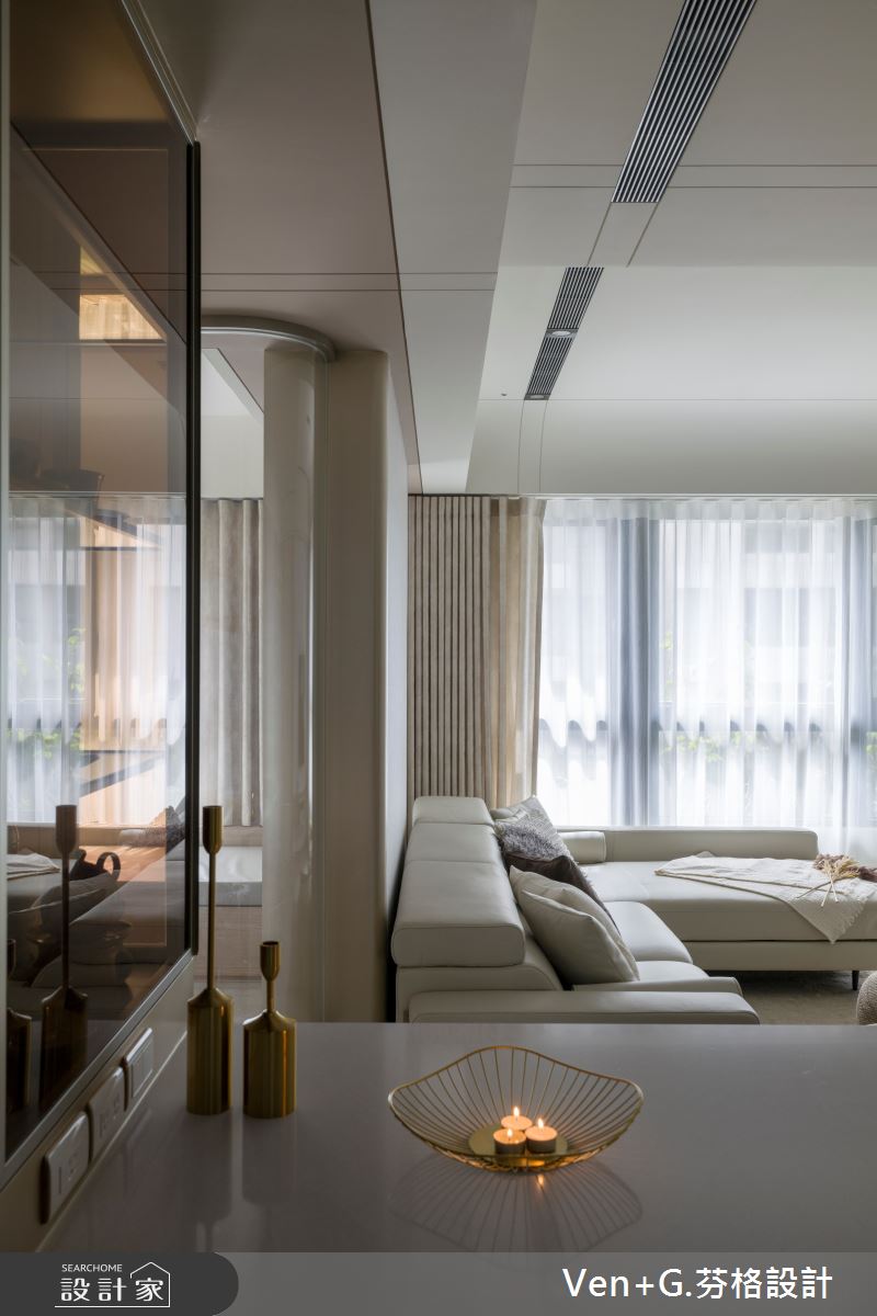 32坪預售屋＿現代風客廳案例圖片＿芬格空間設計事務所＿芬格設計42.台北32坪現代風之11