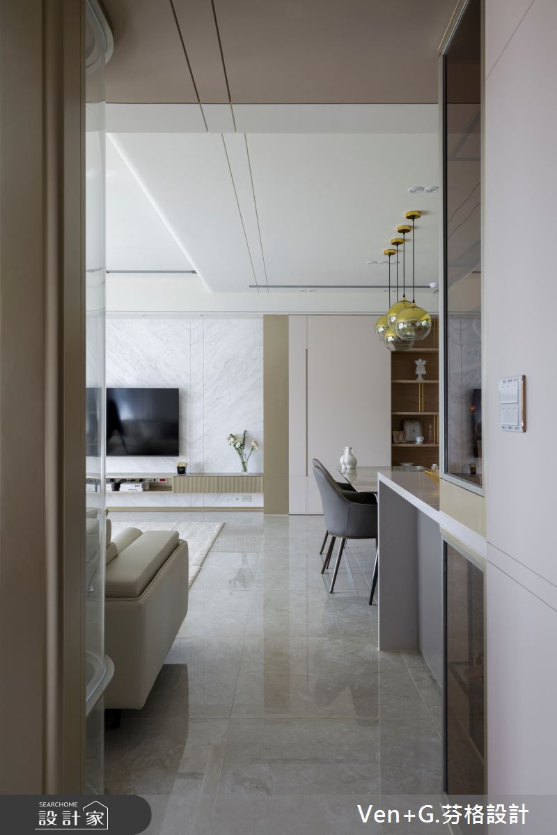 32坪預售屋＿現代風客廳案例圖片＿芬格空間設計事務所＿芬格設計42.台北32坪現代風之15
