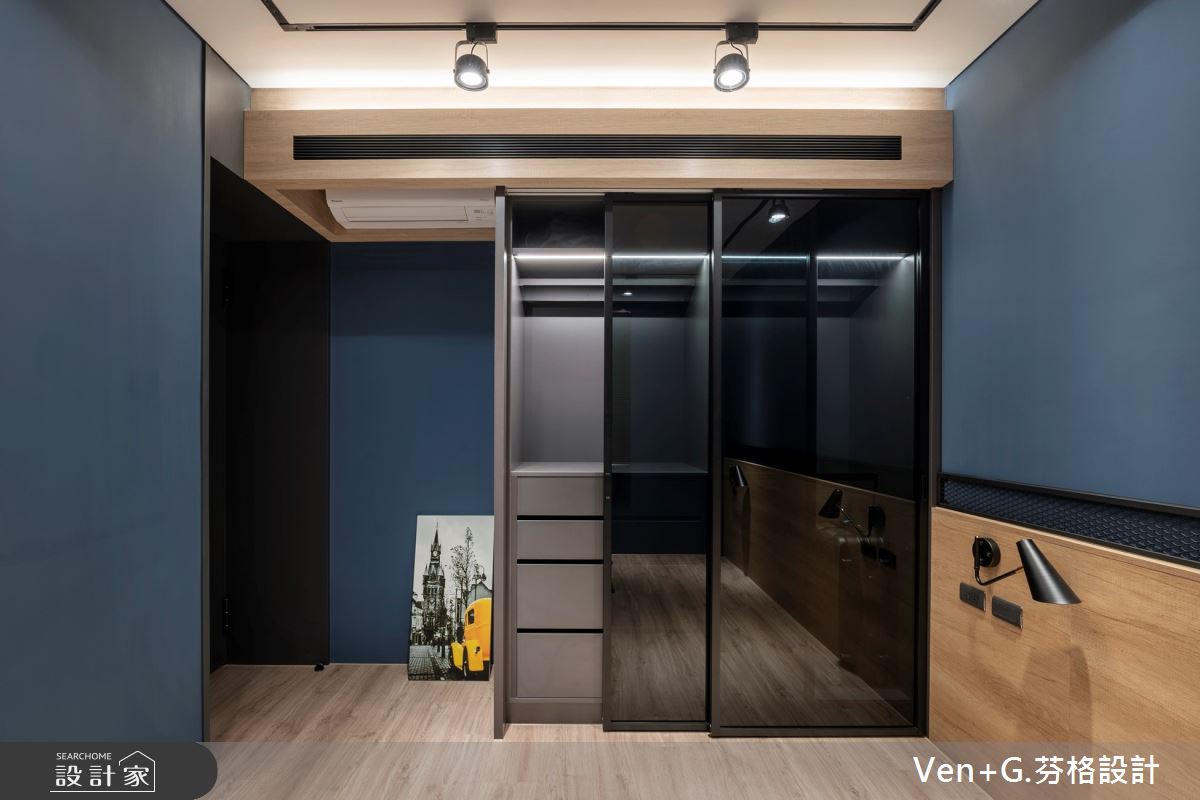 37坪老屋(41~50年)＿工業風臥室案例圖片＿芬格空間設計事務所＿芬格設計44.台北37坪工業風之29