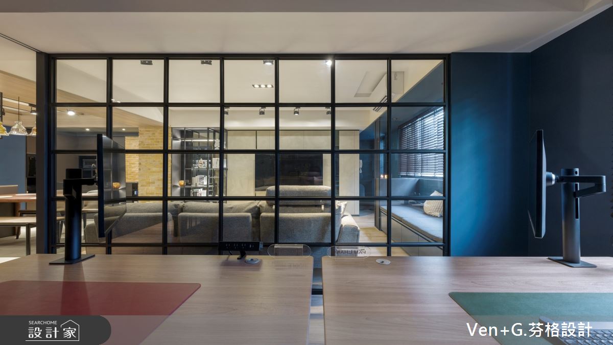 37坪老屋(41~50年)＿工業風書房案例圖片＿芬格空間設計事務所＿芬格設計44.台北37坪工業風之12