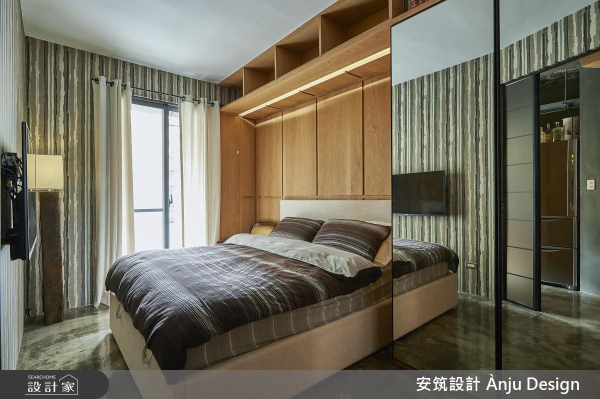 30坪老屋(16~30年)＿工業風臥室案例圖片＿安筑設計 Ànju Design＿安筑_01之8