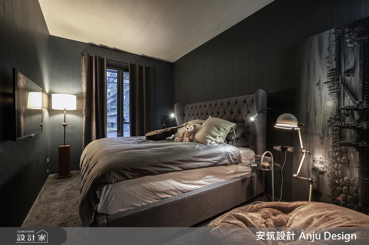 30坪老屋(16~30年)＿工業風臥室案例圖片＿安筑設計 Ànju Design＿安筑_01之12