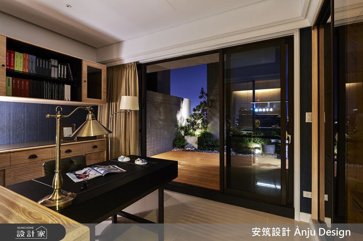 60坪新成屋(5年以下)＿混搭風書房案例圖片＿安筑設計 Ànju Design＿安筑_02之15