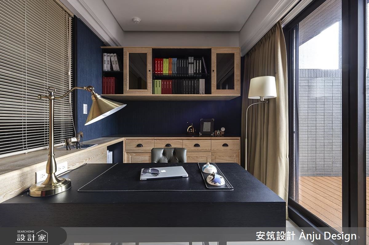 60坪新成屋(5年以下)＿混搭風書房案例圖片＿安筑設計 Ànju Design＿安筑_02之16