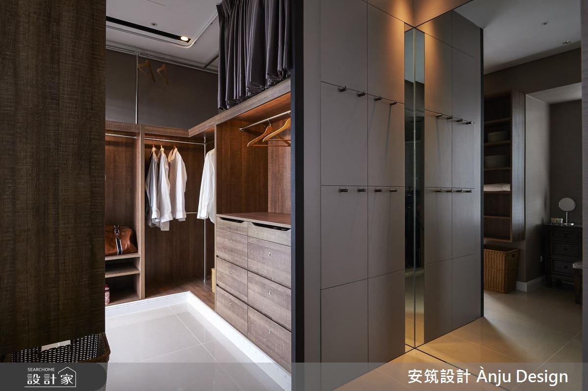 60坪新成屋(5年以下)＿混搭風更衣間案例圖片＿安筑設計 Ànju Design＿安筑_02之20