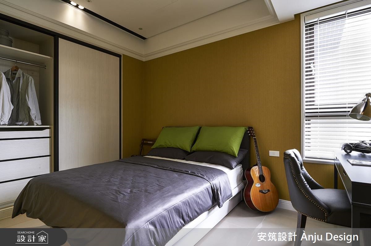 60坪新成屋(5年以下)＿混搭風臥室案例圖片＿安筑設計 Ànju Design＿安筑_02之25