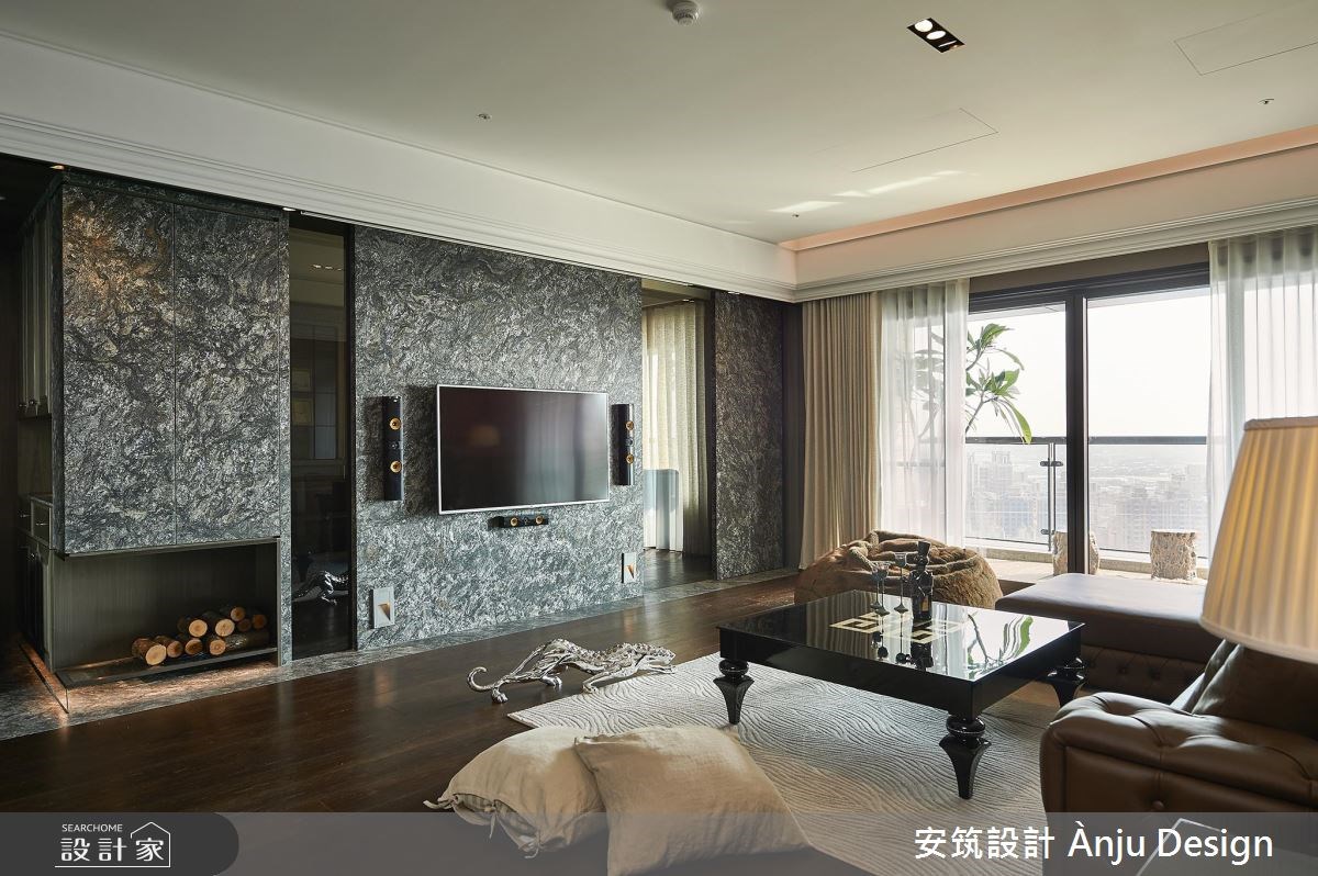50坪新成屋(5年以下)＿混搭風客廳案例圖片＿安筑設計 Ànju Design＿安筑_04之10