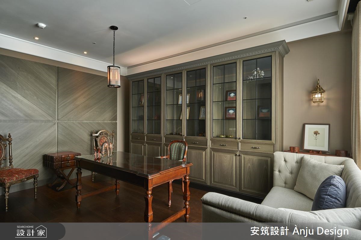 50坪新成屋(5年以下)＿混搭風書房案例圖片＿安筑設計 Ànju Design＿安筑_04之17